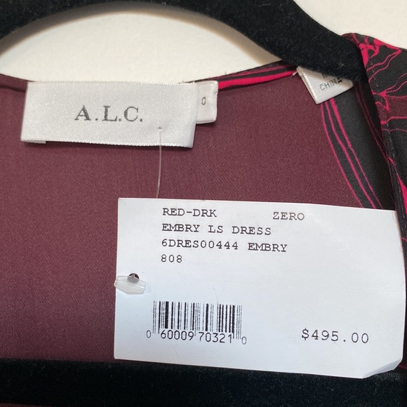 A.L.C Embry mini dress - size XS / 0 NWT - 100% Silk - Picture 4 of 5